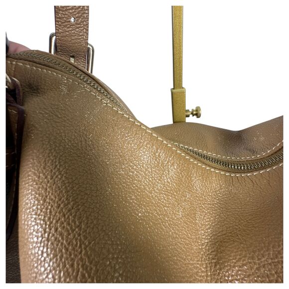 Dooney & Bourke Nina Brown Leather Shoulder Bag READ RESERVED FOR D_PULLING - Picture 4 of 7